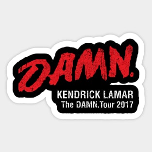 DAMN. Sticker